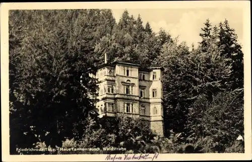Ak Friedrichroda im Thüringer Wald, Haus Tannenrausch, Waldstraße