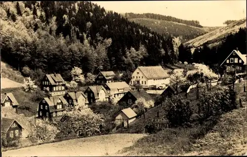 Ak Gießübel in Thüringen, Rehbachstraße mit Kultursaal