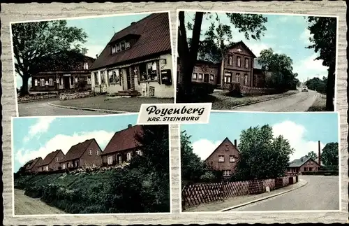 Ak Poyenberg in Schleswig Holstein, Ortsansichten, Geschäftshaus