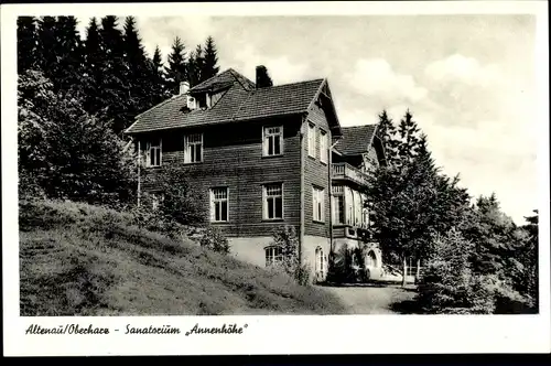 Ak Altenau Clausthal Zellerfeld im Oberharz, Sanatorium Annenhöhe