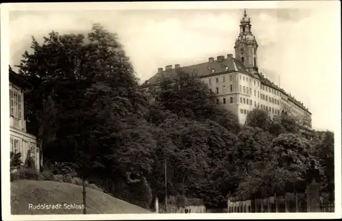 Ak Rudolstadt in Thüringen, Schloss