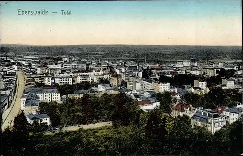 Ak Eberswalde in Brandenburg, Panoramablick auf die Stadt