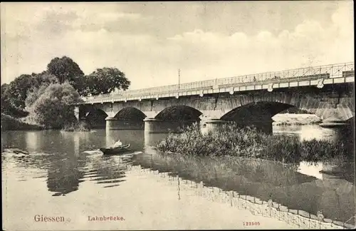 Ak Gießen an der Lahn Hessen, Lahnbrücke