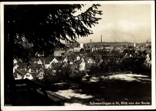 Ak Schwenningen am Neckar, Blick von der Reute