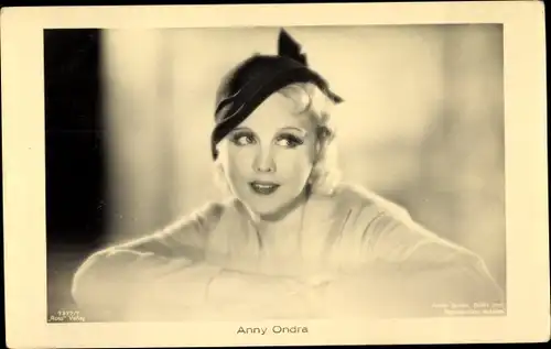 Ak Schauspielerin Anny Ondra, Portrait