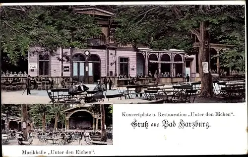 Litho Bad Harzburg am Harz, Konzertplatz und Restaurant Unter den Eichen, Musikhalle