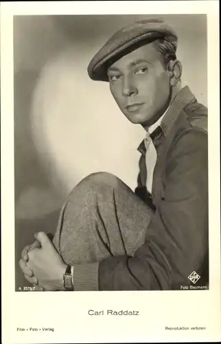 Ak Schauspieler Carl Raddatz, Portrait, UFA Film