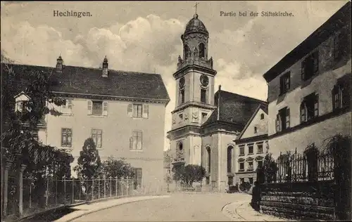 Ak Hechingen im Zollernalbkreis, Stiftskirche