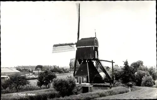 Ak Leerdam Südholland, Windmühle, Molen