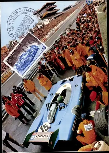 Ak 24 Heures du Mans 1972, Dernier ravitaillement de La Matra, No 15 victorieuse, Équipage Pescarolo