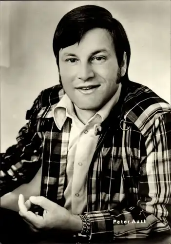 Ak Schauspieler Peter Aust, Portrait