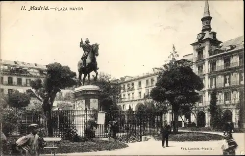 Ak Madrid Spanien, Plaza Mayor