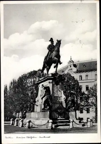 Ak Szczecin Stettin Pommern, Kaiser Wilhelm Denkmal