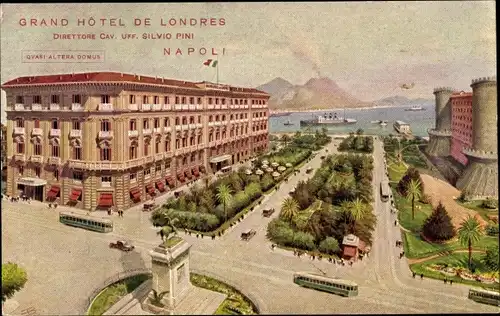 Ak Napoli Neapel Campania, Grand Hotel de Londres