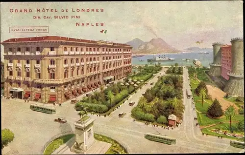 Ak Napoli Neapel Campania, Grand Hotel de Londres