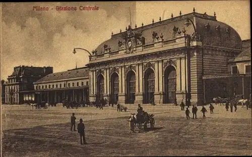 Ak Milano Mailand Lombardia, Stazione Centrale