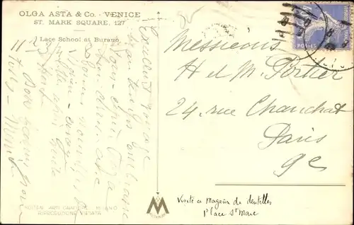 Ak Venezia Venedig Veneto, Olga Asta Store