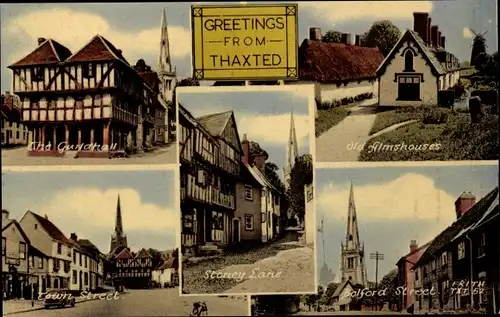 Ak Thaxted Est England, Town Street, Stoney Lane, Bolford Street