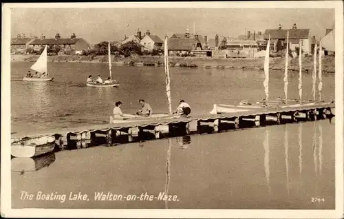 Ak Walton on Naze East England, The Boating Lake