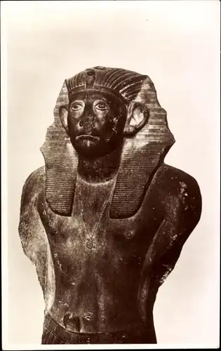 Ak Ägypten, Dark granite statue of King Senuseret III