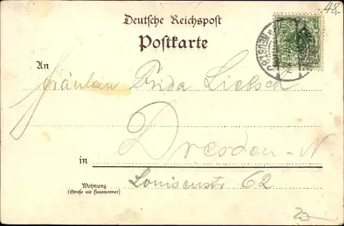 Litho Dresden, Restaurant Saloppe, Albrechtschlösser, Wasserwerk