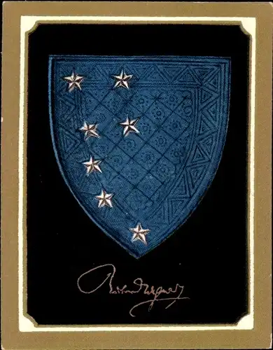 Sammelbild Ruhmreiche deutsche Wappen Nr. 209, Richard Wagner, Komponist