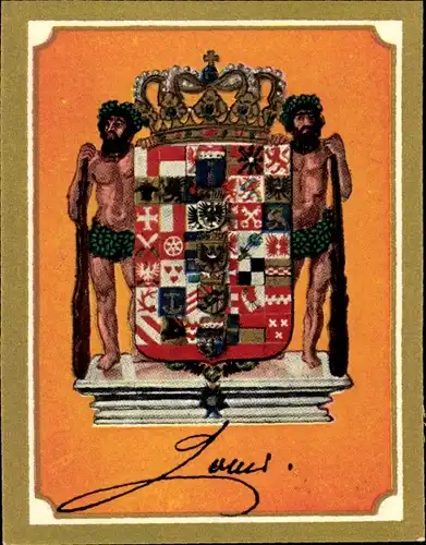 Sammelbild Ruhmreiche deutsche Wappen Nr. 77, Louis Ferdinand Prinz v. Preußen