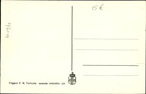 Ak Goes Zeeland Niederlande, M.A. de Ruijterlaan