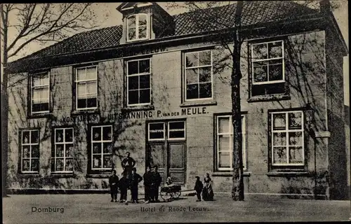 Ak Domburg Veere Zeeland Niederlande, Hotel de Roode Leeuw