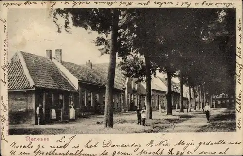 Ak Renesse Schouwen-Duiveland Zeeland, Wohnhäuser