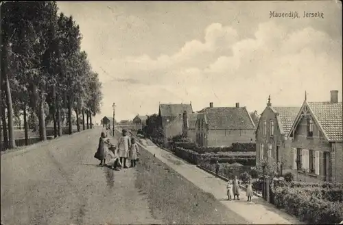 Ak Ierseke Yerseke Reimerswaal Zeeland, Havendijk