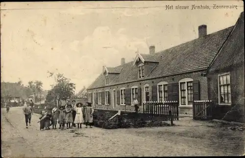 Ak Zonnemaire Zeeland, Het nieuwe Armhuis