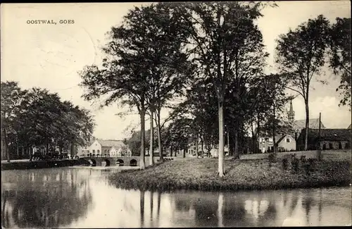 Ak Goes Zeeland Niederlande, Oostwal