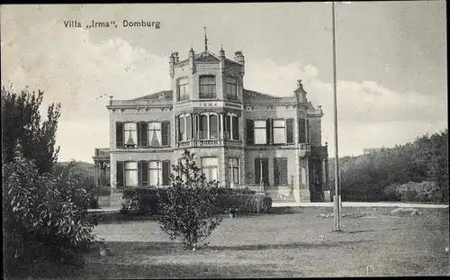 Ak Domburg Veere Zeeland Niederlande, Villa Irma