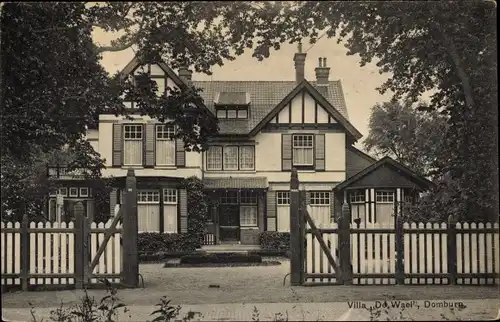 Ak Domburg Veere Zeeland Niederlande, Villa De Wael