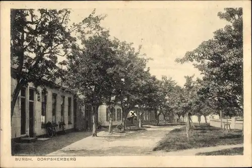 Ak Burgh Haamstede Schouwen Duiveland Zeeland Niederlande, Dorpsherberg