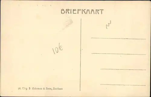 Ak Burgh Haamstede Schouwen Duiveland Zeeland Niederlande, Dorpsgezicht