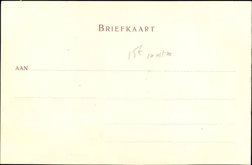 Ak Brouwershaven Zeeland, Stadthaus