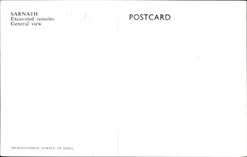Ak Sarnath Indien, Excavated remains, General view