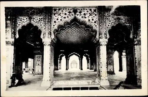 Ak Delhi Indien, Diwan Khas Fort, Hall of special Audience