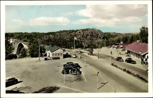 Ak Svinesundsbron Schweden, Tullstationen