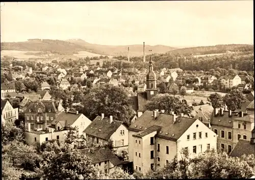 Ak Flöha in Sachsen, Blick über die Stadt