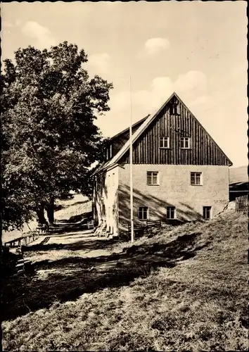 Ak Ansprung Marienberg im Erzgebirge, Wanderquartier Arthur Becker