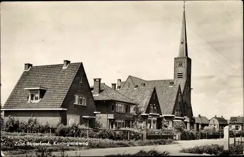 Ak Zuid Beijerland Südholland, Koninginneweg