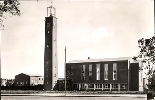 Ak Rotterdam Südholland Niederlande, Schiebroek, Ned. Hervormde Kerk Kastanjeplein