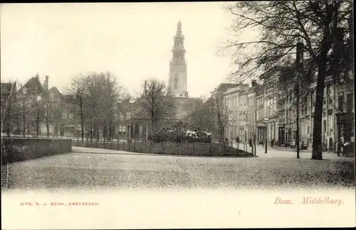 Ak Middelburg Zeeland Niederlande, Dam