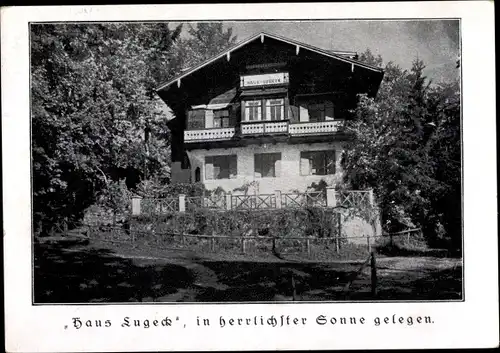 Ak Berchtesgaden in Oberbayern, Haus Lugeck