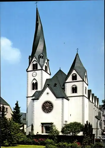Ak Mayen in der Eifel, Clemenskirche mit schiefem Turm