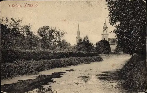 Ak Almelo Overijssel Niederlande, 't Kolkje