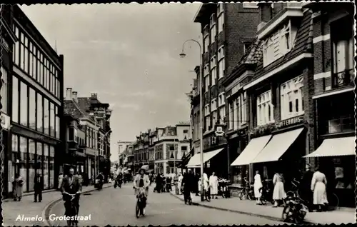 Ak Almelo Overijssel Niederlande, Grotestraat